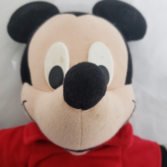 VINTAGE 90s Talking Mickey Mouse Plush Toy Disney Mattel "you tickled my belly" - Picture 8 of 15